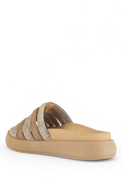 43752 Gabor Kadın Anatomik Terlik 36-41 82 Altın/Strass HT gold kombi
