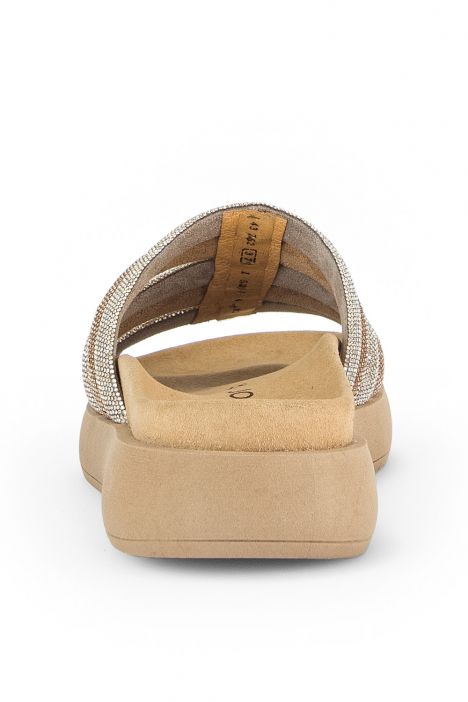 43752 Gabor Kadın Anatomik Terlik 36-41 82 Altın/Strass HT gold kombi