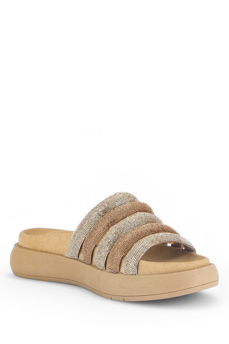 43752 Gabor Kadın Anatomik Terlik 36-41 82 Altın/Strass HT gold kombi