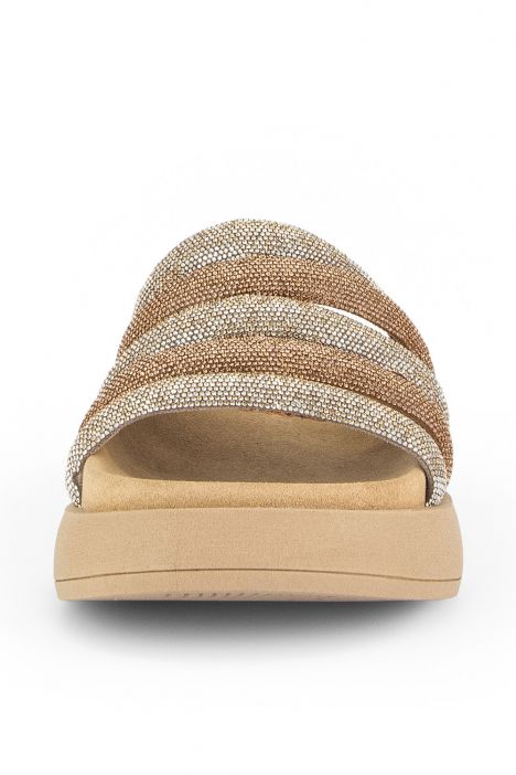 43752 Gabor Kadın Anatomik Terlik 36-41 82 Altın/Strass HT gold kombi