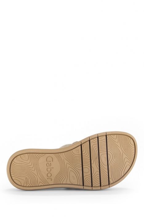 43752 Gabor Kadın Anatomik Terlik 36-41 82 Altın/Strass HT gold kombi