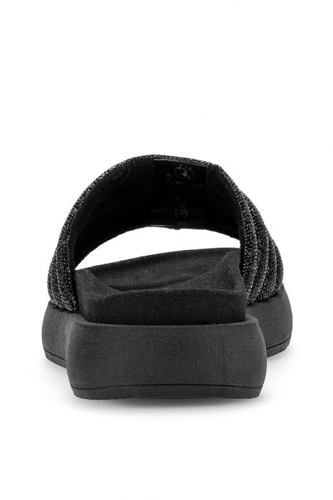 43752 Gabor Kadın Anatomik Terlik 36-41 87 Siyah/Strass HT black