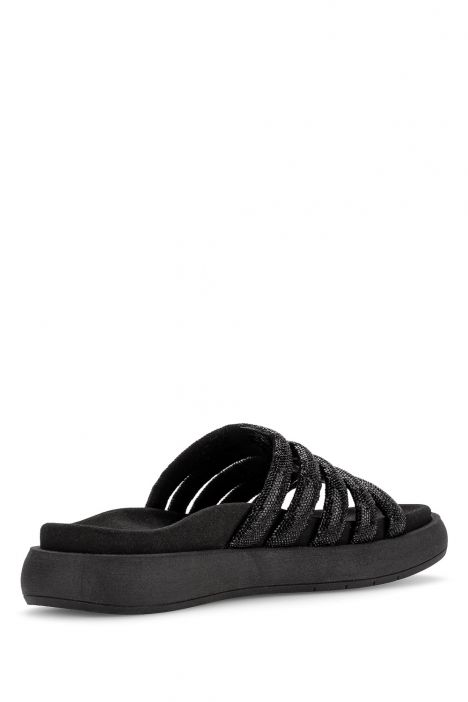 43752 Gabor Kadın Anatomik Terlik 36-41 87 Siyah/Strass HT black