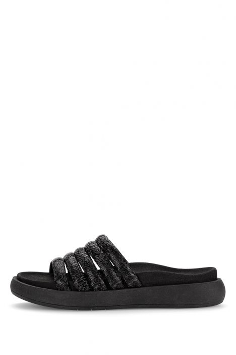 43752 Gabor Kadın Anatomik Terlik 36-41 87 Siyah/Strass HT black