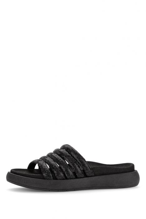 43752 Gabor Kadın Anatomik Terlik 36-41 87 Siyah/Strass HT black