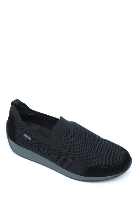 44061 Ara Shoes Lissabon Kadın Gore-Tex Yürüyüş Ayakkabısı 3.5-7.5 01 VEL-HYD,HYD-WOV , BLACK