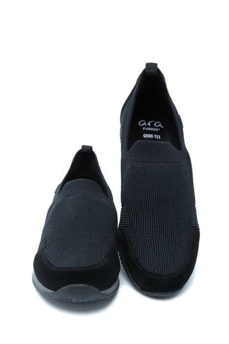 44061 Ara Shoes Lissabon Kadın Gore-Tex Yürüyüş Ayakkabısı 3.5-7.5 01 VEL-HYD,HYD-WOV , BLACK