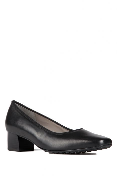 44851 Ara Shoes Kadın Topuklu Deri Hostes Ayakkabısı 3-7,5 SCHWARZ - 01S