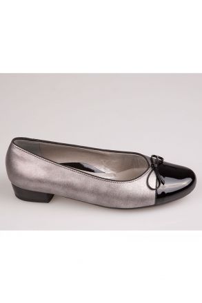 44951 Ara Shoes Kadın Deri Babet 2,5-9 SCHWARZ,FUMO - 12SF