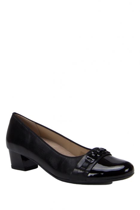 45880 Ara Shoes Kadın Topuklu Deri Ayakkabı 3.5-8.5 LACK,LUX SCHWARZ - 06LLS