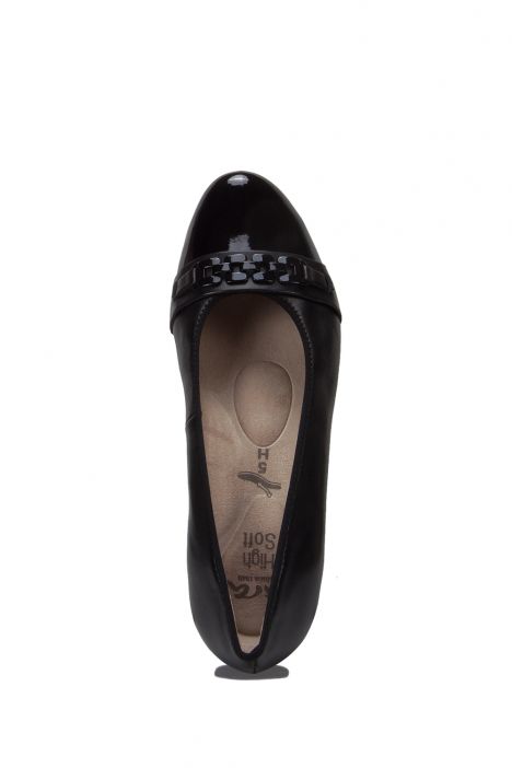45880 Ara Shoes Kadın Topuklu Deri Ayakkabı 3.5-8.5 LACK,LUX SCHWARZ - 06LLS