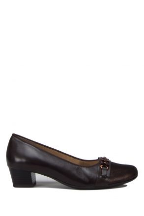 45880 Ara Shoes Kadın Topuklu Deri Ayakkabı 3.5-8.5 NAP-LUX, MORO - 07NLM