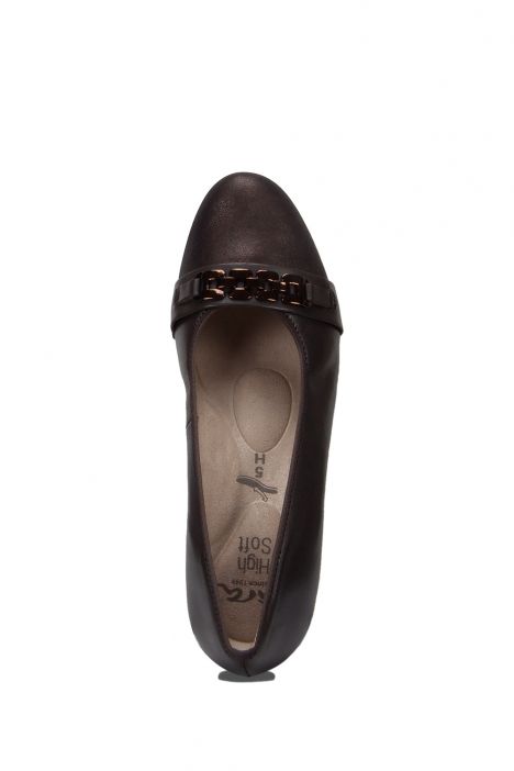 45880 Ara Shoes Kadın Topuklu Deri Ayakkabı 3.5-8.5 NAP-LUX, MORO - 07NLM