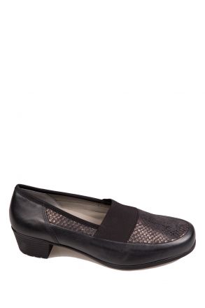 46138 Ara Shoes Kadın Topuklu Ayakkabı 3,5-8,5 SCHWARZ,KROKO LACK - 01SK