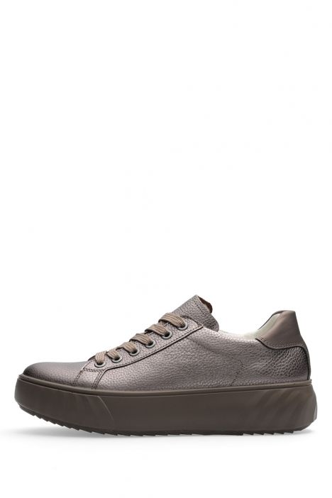 46523 Ara Shoes Monaco Kadın Deri Sneaker Ayakkabı 3.5-7.5 28 GAUCHOSOFT-MET,SPACE , MOON