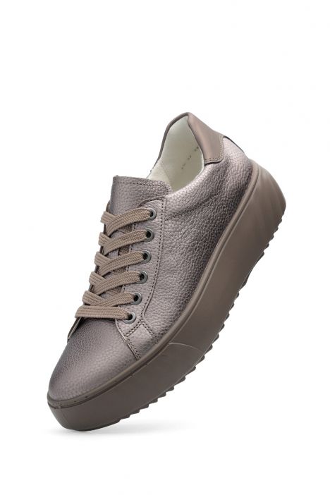 46523 Ara Shoes Monaco Kadın Deri Sneaker Ayakkabı 3.5-7.5 28 GAUCHOSOFT-MET,SPACE , MOON