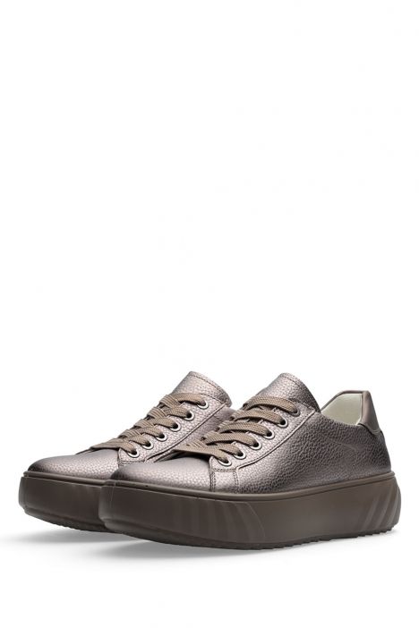46523 Ara Shoes Monaco Kadın Deri Sneaker Ayakkabı 3.5-7.5 28 GAUCHOSOFT-MET,SPACE , MOON