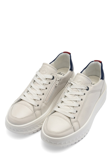 46703 Ara Shoes Monaco Kadın Sneaker 3.5-7.5 12 CREAM,INK,CHERRY