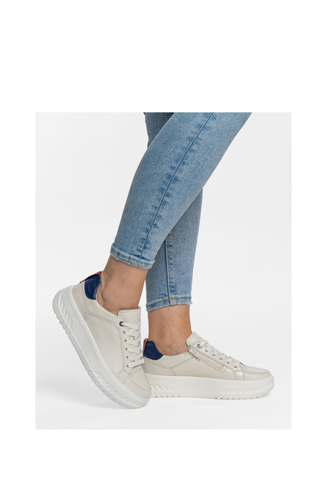 46703 Ara Shoes Monaco Kadın Sneaker 3.5-7.5 12 CREAM,INK,CHERRY