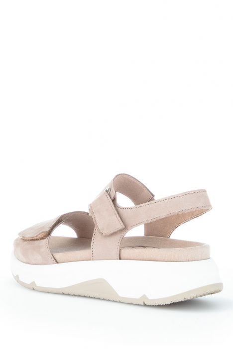 46885 Gabor Rolling Soft Kadın Nubuk Sandalet 3.5-7.5 43 Bej/Soft Nubuk leinen