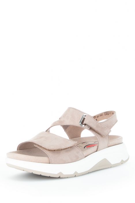 46885 Gabor Rolling Soft Kadın Nubuk Sandalet 3.5-7.5 43 Bej/Soft Nubuk leinen