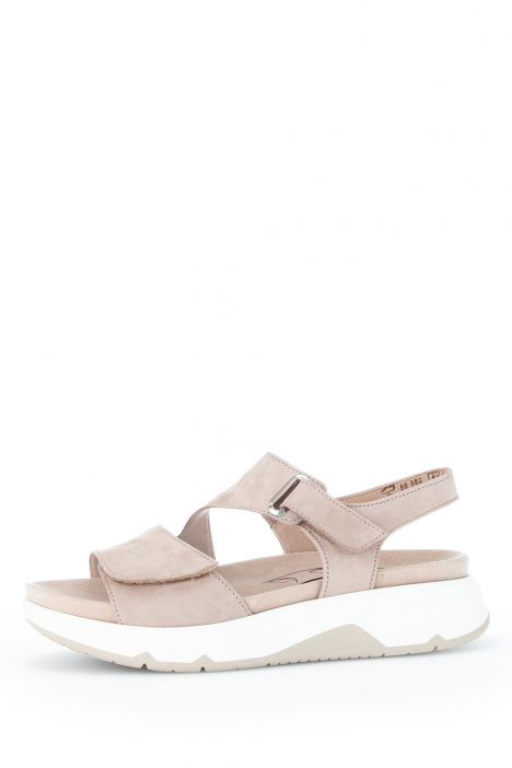 46885 Gabor Rolling Soft Kadın Nubuk Sandalet 3.5-7.5 43 Bej/Soft Nubuk leinen