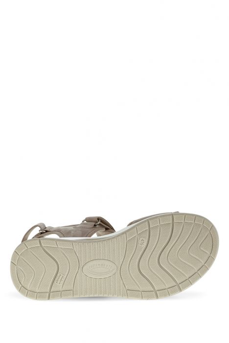 46889 Gabor Rolling Soft Kadın Yürüyüş Sandaleti 3.5-7.5 43 Bej/Soft Nubuk/Mesh leinen