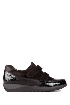 47505 Ara Shoes Kadın Ayakkabı 3,5-8,5 SCHWARZ,KROKO LACK - 01SK