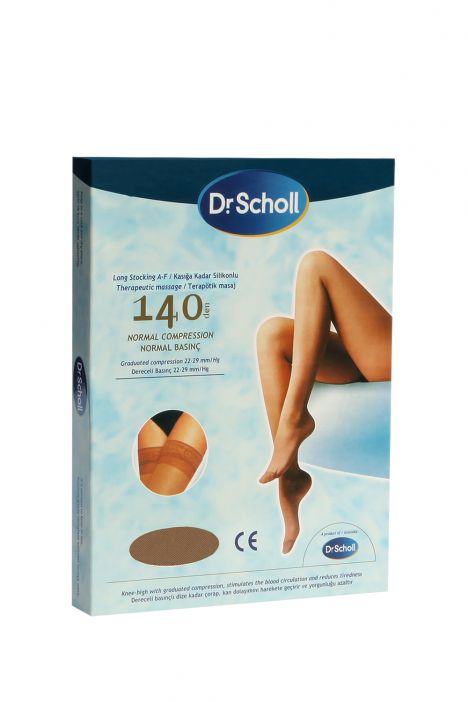 4770 140 Den. Kasığa Kadar Varis Çorabı (22-29) Bej / Beige