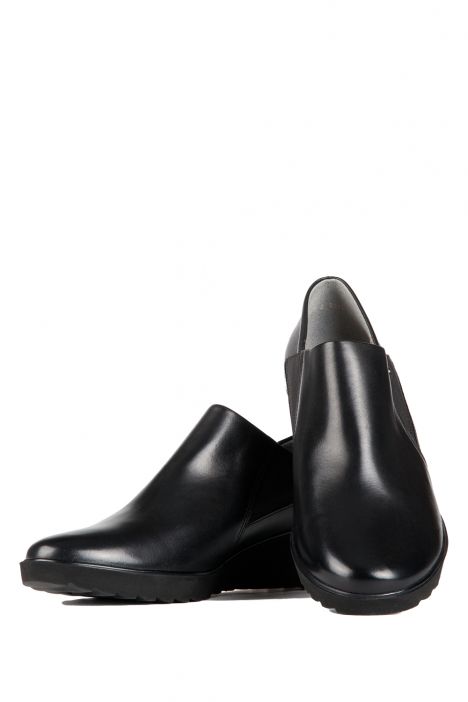 47867 Ara Shoes Kadın Dolgu Topuk Deri Ayakkabı 3,5-8,5 SCHWARZ - 06S