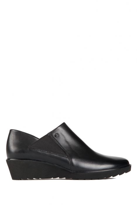 47867 Ara Shoes Kadın Dolgu Topuk Deri Ayakkabı 3,5-8,5 SCHWARZ - 06S