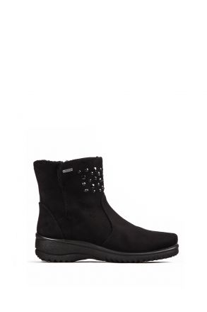 48566 Ara Shoes Kadın Gore-Tex Nubuk  Bot 3,5-8,5 HYDRO, BLACK - 61HB