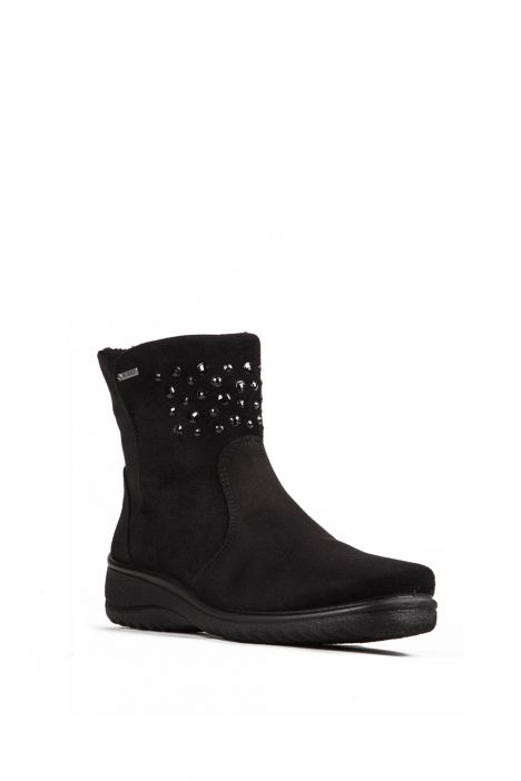 48566 Ara Shoes Kadın Gore-Tex Nubuk  Bot 3,5-8,5 HYDRO, BLACK - 61HB