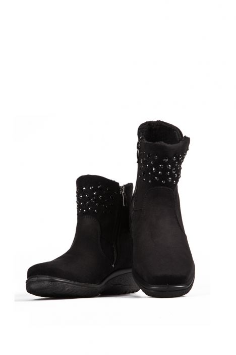 48566 Ara Shoes Kadın Gore-Tex Nubuk  Bot 3,5-8,5 HYDRO, BLACK - 61HB