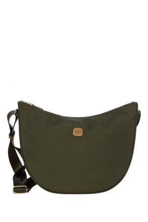 5051 Bric's X-Bag Omuz Çantası 40x30x11,5cm Yeşil/Olive - 78