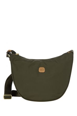 5052 Bric's X-Bag Omuz Çantası 33x26x9,5 cm Olive - 078