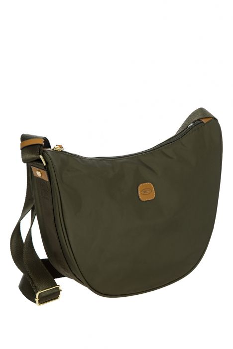 5052 Bric's X-Bag Omuz Çantası 33x26x9,5 cm Olive - 078