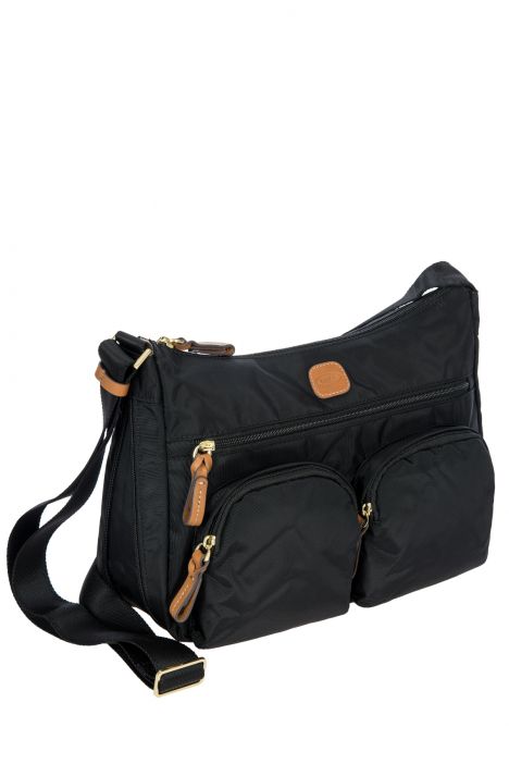 5055 Bric's X-Bag Postacı Çantası 34x24x8/14 cm Black - 101