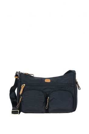 5055 Bric's X-Bag Postacı Çantası 34x24x8/14 cm Ocean Blue - 050