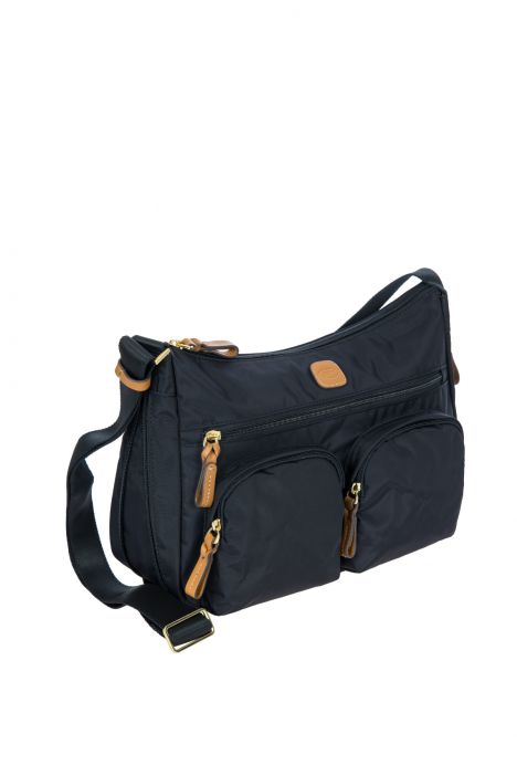5055 Bric's X-Bag Postacı Çantası 34x24x8/14 cm Ocean Blue - 050