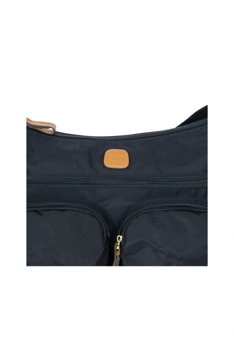 5055 Bric's X-Bag Postacı Çantası 34x24x8/14 cm Ocean Blue - 050