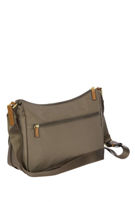 5055 Bric's X-Bag Postacı Çantası 34x24x8/14 cm Toprak/Elephant - 441