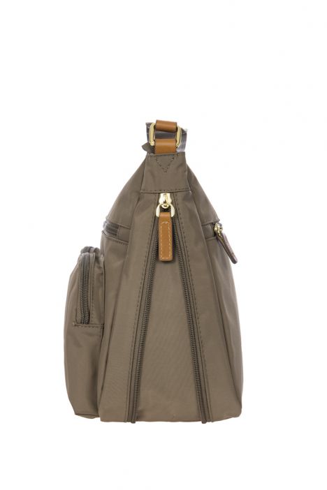 5055 Bric's X-Bag Postacı Çantası 34x24x8/14 cm Toprak/Elephant - 441