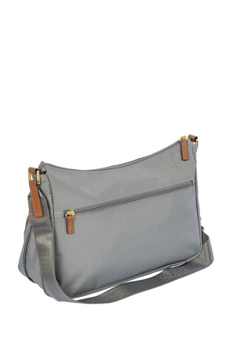 5055 Bric's X-Bag Postacı Çantası 34x24x8/14 cm Grey/Cloud - 517