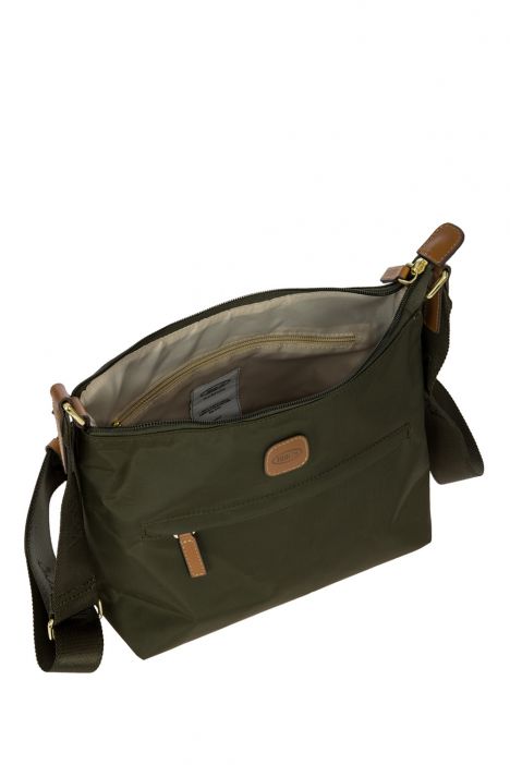 5056 Bric's X-Bag Omuz Çantası 25x21,5x13 cm Olive - 078
