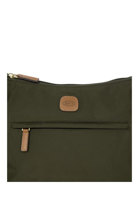 5056 Bric's X-Bag Omuz Çantası 25x21,5x13 cm Olive - 078