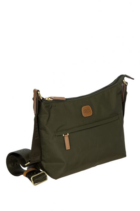 5056 Bric's X-Bag Omuz Çantası 25x21,5x13 cm Olive - 078