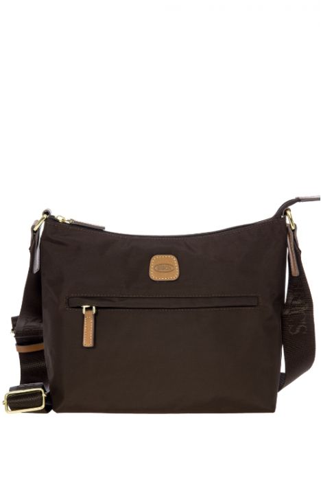 5056 Bric's X-Bag Omuz Çantası 25x21,5x13 cm Kahve/Brown - 086