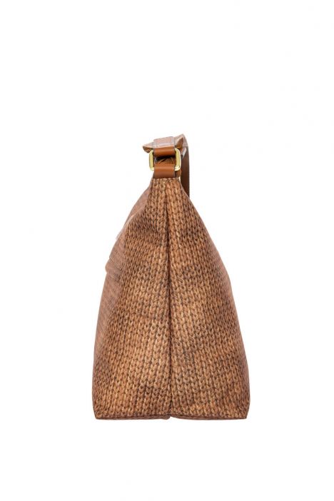 5056 Bric's X-Bag Omuz Çantası 25x21,5x13 cm Karamel/Wool Caramal - 637