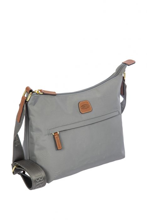 5056 Bric's X-Bag Omuz Çantası 25x21,5x13 cm Grey/Cloud - 517